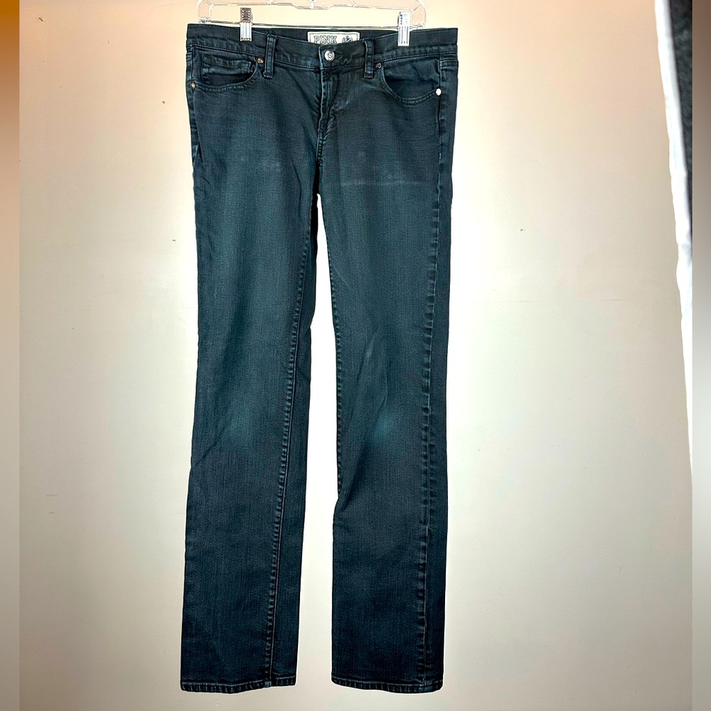 Women's Faded Black Pink Jeans size 8